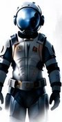 Astronaut in a white suit, generated with V6